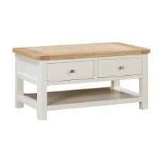 Silverdale Painted Coffee Table with 2 Drawers