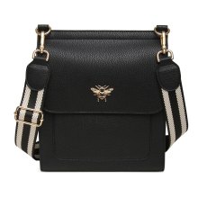 Alice Wheeler Black Bloomsbury cross body bag