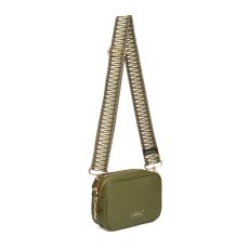 Alice Wheeler Olive Soho double zipped cross body bag Alice Wheeler Olive Soho double zipped cross body bag