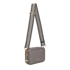 Alice Wheeler Slate Soho double zipped cross body bag