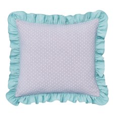Helena Springfield Duck Egg and Pink Ness Cushion