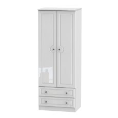Edinburgh Tall 2ft 6in 2 Drawer Wardrobe Edinburgh Tall 2ft 6in 2 Drawer Wardrobe
