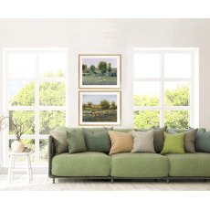 Summer Serenity Framed Canvas