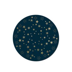 Denby Christmas Stars Set of 6 Round Coasters Denby Christmas Stars Set of 6 Round Coasters