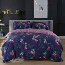 Deyongs Bird Garden Plum Duvet Cover Set Deyongs Bird Garden Plum Duvet Cover Set