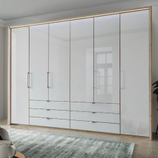Wiemann Venice 1000 2.5m Combi Wardrobe with 6 Doors and 6 Drawers Wiemann Venice 1000 2.5m Combi Wardrobe with 6 Doors and 6 Drawers