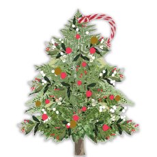 Festive Tree Multipack Pack of 6 Tags Festive Tree Multipack Pack of 6 Tags