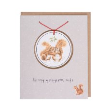 Wrendale Gorgeous Wife Squirrel Christmas Decoration Card Wrendale Gorgeous Wife Squirrel Christmas Decoration Card