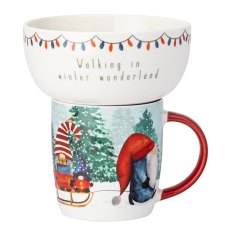 Christmas Gonk Mug n Bowl Set - Winter Wonderland Christmas Gonk Mug n Bowl Set - Winter Wonderland