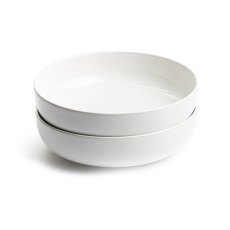 Moods White Pasta Bowl 2pk Moods White Pasta Bowl 2pk