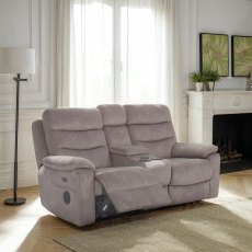 Madrid Large Power Recliner Sofa with Centre Console and Head Tilt Function Madrid Large Power Recliner Sofa with Centre Console and Head Tilt Function