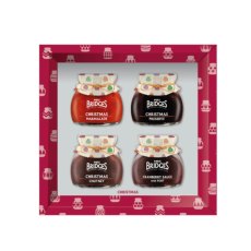 Christmas 4 Jar Set Red Christmas 4 Jar Set Red