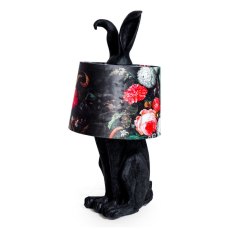 Matt Black Rabbit Ears Lamp