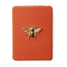 Alice Wheeler Orange Compact Mirror