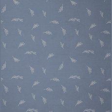 Beiderlack Cotton Home Blue Falling Leaves Throw Beiderlack Cotton Home Blue Falling Leaves Throw