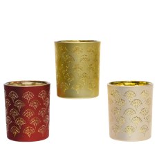Kaemingk Laser Fan Design Tealight Holder Kaemingk Laser Fan Design Tealight Holder