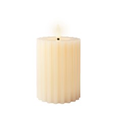 AW23 LED Wick Carved Candle 7.5x17.3cm AW23 LED Wick Carved Candle 7.5x17.3cm
