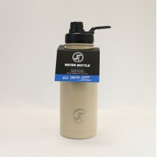 JT Fitness Nude 1000ml Flip Lid Water Bottle