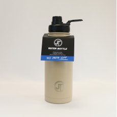 JT Fitness Nude 1000ml Flip Lid Water Bottle