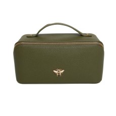 Alice Wheeler Olive Train Case