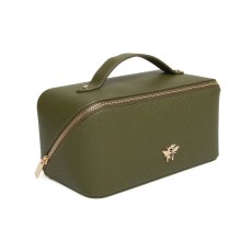 Alice Wheeler Olive Train Case