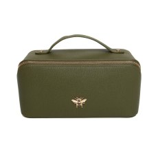 Alice Wheeler Large Olive Train Case Alice Wheeler Large Olive Train Case