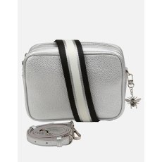 Alice Wheeler Silver Soho Duel Compartment Camera Cross Body Bag