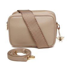 Alice Wheeler Stone Soho Camera Cross Body Bag