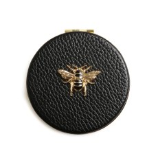 Alice Wheeler Black Round Compact Mirror Alice Wheeler Black Round Compact Mirror