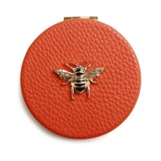 Alice Wheeler Orange Round Compact Mirror Alice Wheeler Orange Round Compact Mirror