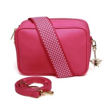 Alice Wheeler Hot Pink Soho Camera Cross Body Bag