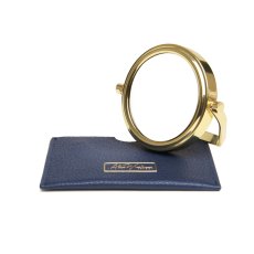 Alice Wheeler Navy Mirror and Pouch
