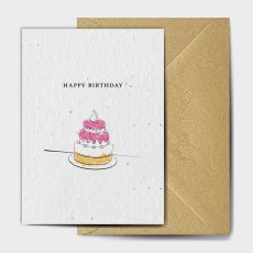 The Seed Card Company A Single Piece of Cake Birthday Card