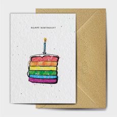 The Seed Card Company Crumbs at the End of the Rainbow Birthday Card