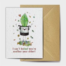 The Seed Card Company Shark Fin Salutations Birthday Card