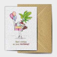 The Seed Card Company Plants, Pins & Presents Birthday Card The Seed Card Company Plants, Pins & Presents Birthday Card