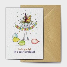 The Seed Card Company Botanical Bunting Birthday Card The Seed Card Company Botanical Bunting Birthday Card