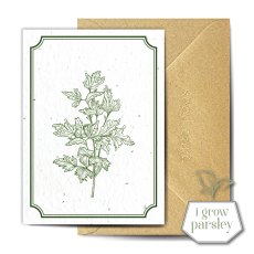 The Seed Card Company Petersilie Greetings Card
