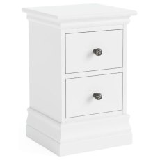 Cotswold White Narrow Bedside Cabinet Cotswold White Narrow Bedside Cabinet