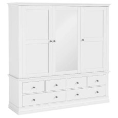 Cotswold White 3 Door 6 Drawer Wardrobe Cotswold White 3 Door 6 Drawer Wardrobe