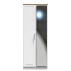 Stoneacre Tall 2ft 6in Mirror Wardrobe Stoneacre Tall 2ft 6in Mirror Wardrobe