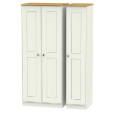 Elizabeth Triple Plain Wardrobe Elizabeth Triple Plain Wardrobe