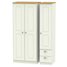 Elizabeth Triple Plain Drawer Wardrobe Elizabeth Triple Plain Drawer Wardrobe