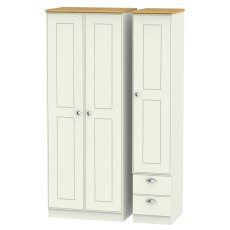 Elizabeth Tall Triple Plain Drawer Wardrobe Elizabeth Tall Triple Plain Drawer Wardrobe
