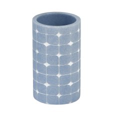 Showerdrape Mosaica Sky Blue Tumbler Showerdrape Mosaica Sky Blue Tumbler