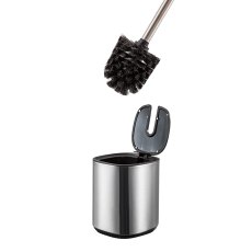 Showerdrape Echo Toilet Brush and Holder Satin