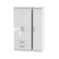 Kingsley Triple 2 Drawer Wardrobe