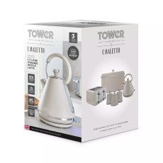 Tower Cavaletto Latte 1.7L Pyramid Kettle