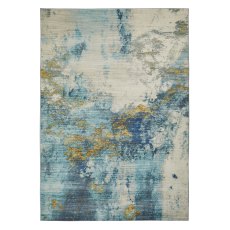 Lux Rug LUX04 Blue Gold 120x180 Lux Rug LUX04 Blue Gold 120x180