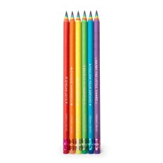 Legami Happiness Set of 6 Recycled Paper Pencils Legami Happiness Set of 6 Recycled Paper Pencils